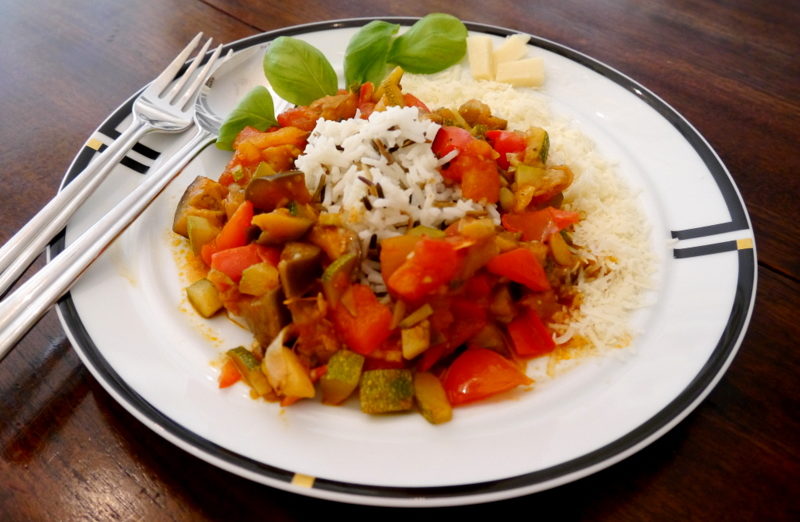 Ratatouille mit Reis und Parmesan – My Recipes